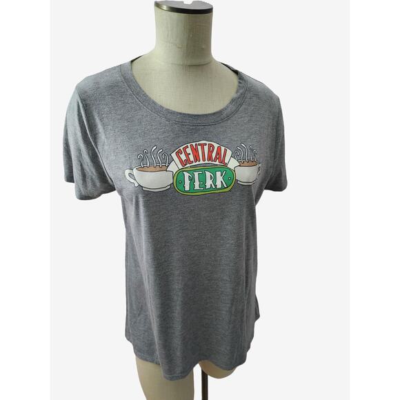 Central Perk F.R.I.E.N.D.S Womens XXL Gray T-shirt - Picture 3 of 5